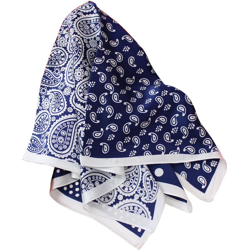 Silk Scarf Small Square Towel Professional Scarf Scarf - view 5