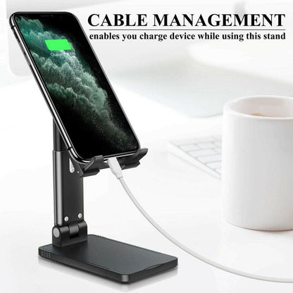 Cell Phone Stand Desktop Holder Tablet Stand Mount Mobile Phone Desktop Tablet Holder Table Cell Foldable Extend - view 4
