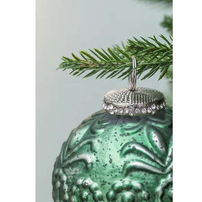 D3.9 Christmas Ball Ornaments, Glass Decorative Hanging Ball Christmas Tree Ornaments For Holiday Party Decorations - view 6