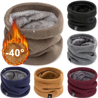 Fashion Soft Knitted Neck Warmer Sport Scarf Women Men Face Cover Winter Skating Running Warm Scarves Thick Cold-proof