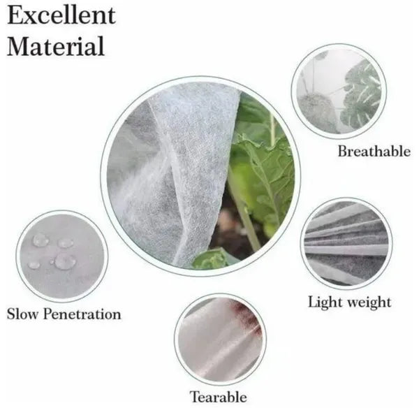 84inch*72inch Rectangular Zippered Greenhouse Fabric Bags For Plant Protection Offer Protection From Cold, Insects - view 4