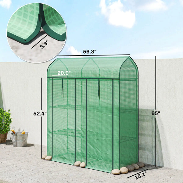 Garden Bed With Mini Greenhouse - view 2