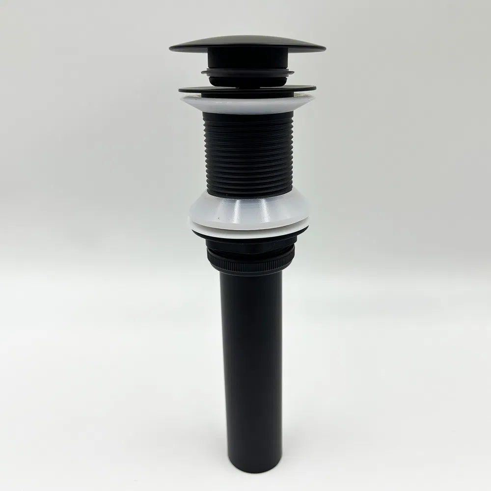 Bathroom Sink Drain Without Overflow, Vessel Sink Lavatory Vanity Pop-Up Drain Stopper, 304 Stainless Steel - view 4