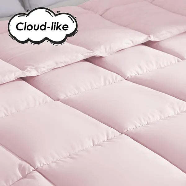 Pink Comforter Insert, Soft And Comfortable Against The Skin, Suitable For All Seasons, Machine Washable - view 5