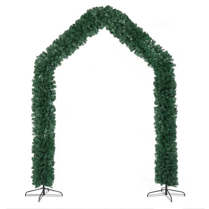 240X40X260cm 1650 Branches PVC Christmas Arch Holiday Arch Decoration Green - view 3