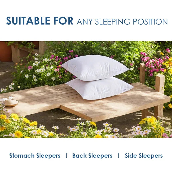 White Square Pillows 2-pack With Bubble Wrap Suitable For Bed Cushions, 18X18 Inches, Sofa Cushions, Patio Cushions - view 2
