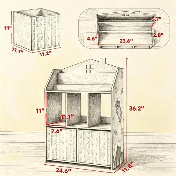 Shelf Book&Tall Bookshelf - view 6