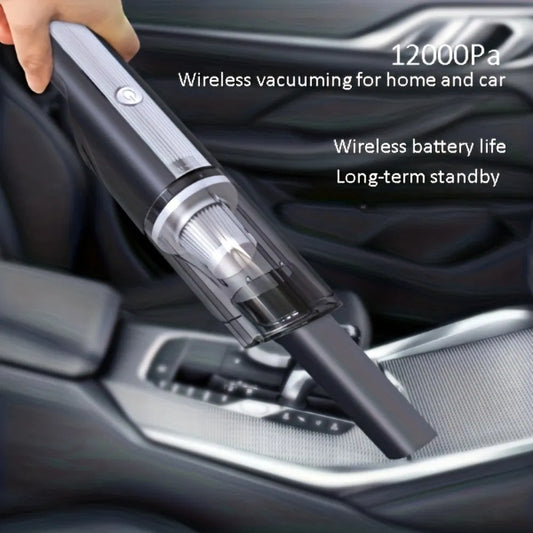 Wireless Silver Car vacuum cleaner wireless car with strong suction handheld vacuum cleaner small mini rechargeable