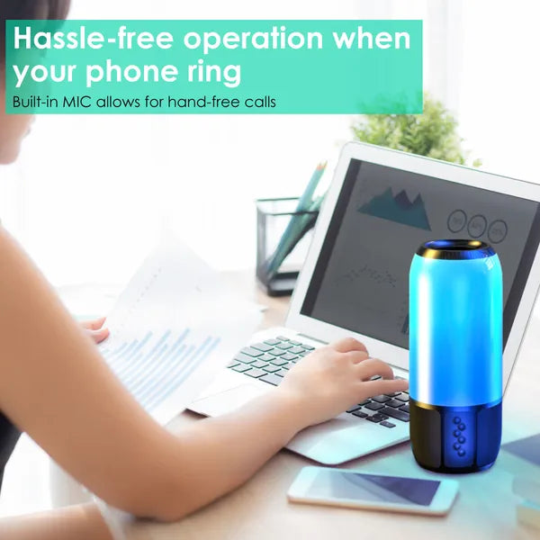 Wireless Portable Speaker Loud Stereo Speaker With Color Changing Light Radio Party TWS Speaker For Home Outdoor - view 2