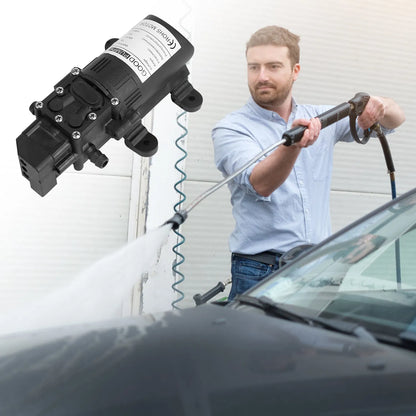 12V Water With 2 Hose Clamps 130PSI Self Priming Sprayer 70W Electric Diaphragm Water 6L Min For RV Camper Marine Boat - view 7