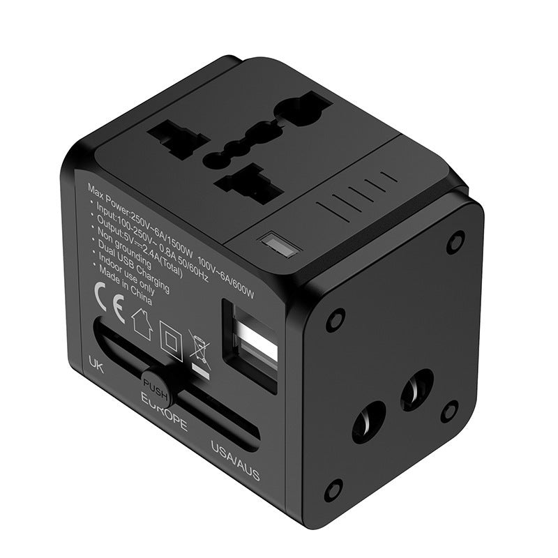 Multi-function Travel Charger Dual USB Port Universal Adapter - view 3