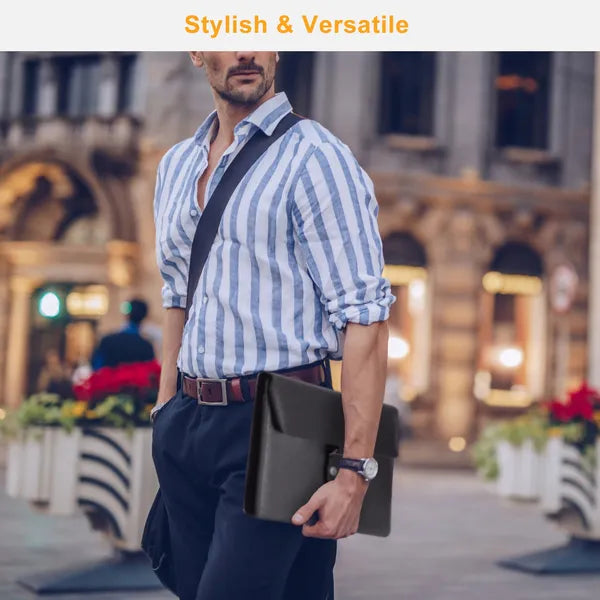 Padfolio Portfolio Folder Business Document Organizer PU Leather Padfolio Holder Case - view 2