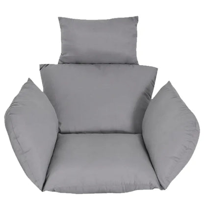 Egg Chair Cushion Hanging Basket Seat Cushion Thicken Soft Egg Swing Chair Pad Hanging Egg Chair Cushion With Headrest
