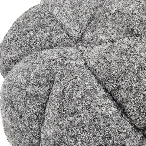 Set Of 3, 8.3x8.3x5.5 Gray Pumpkin, Pumpkin Ornament Decor For Holiday Harvest Festival Fall Festival Thanksgiving - view 3