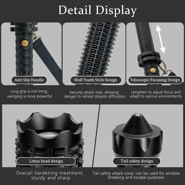 35000000LM Extrem Hell Taschenlampe Taktische Polizei Aufladbar LED Fackel AKKU - view 3