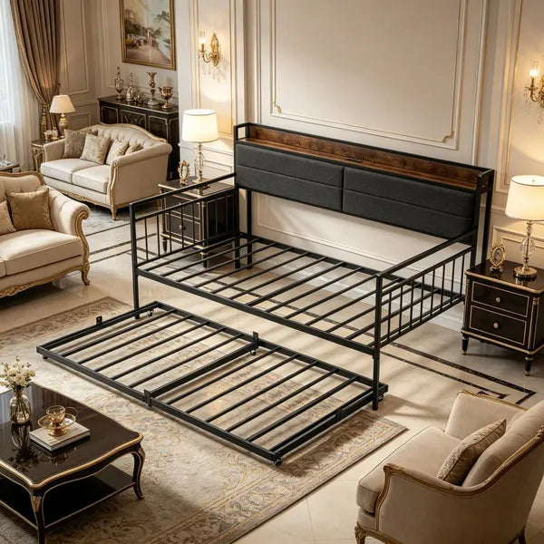 Twin Size Daybed Frame Only Bed Frame - view 2