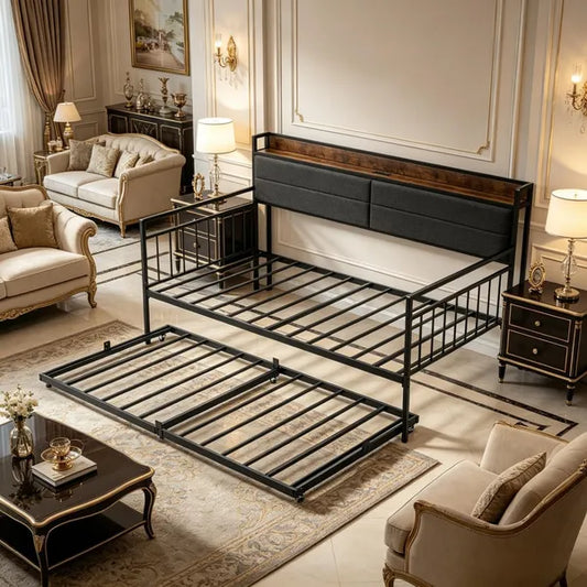 Twin Size Daybed Frame Only Bed Frame - view 2