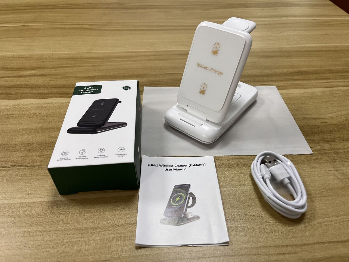 3-in-1 Wireless Charger Foldable Removable Charger - view 7