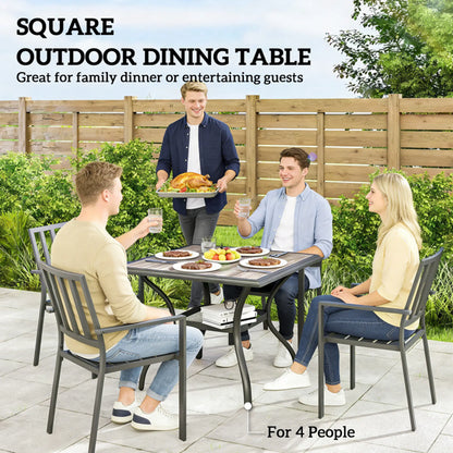 Square Outdoor Dining Table - view 5