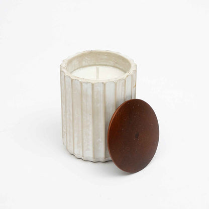 Jar Candle Ecomix Wax Fill With Wooden Lid - Vanilla Lavender, 6oz - view 3