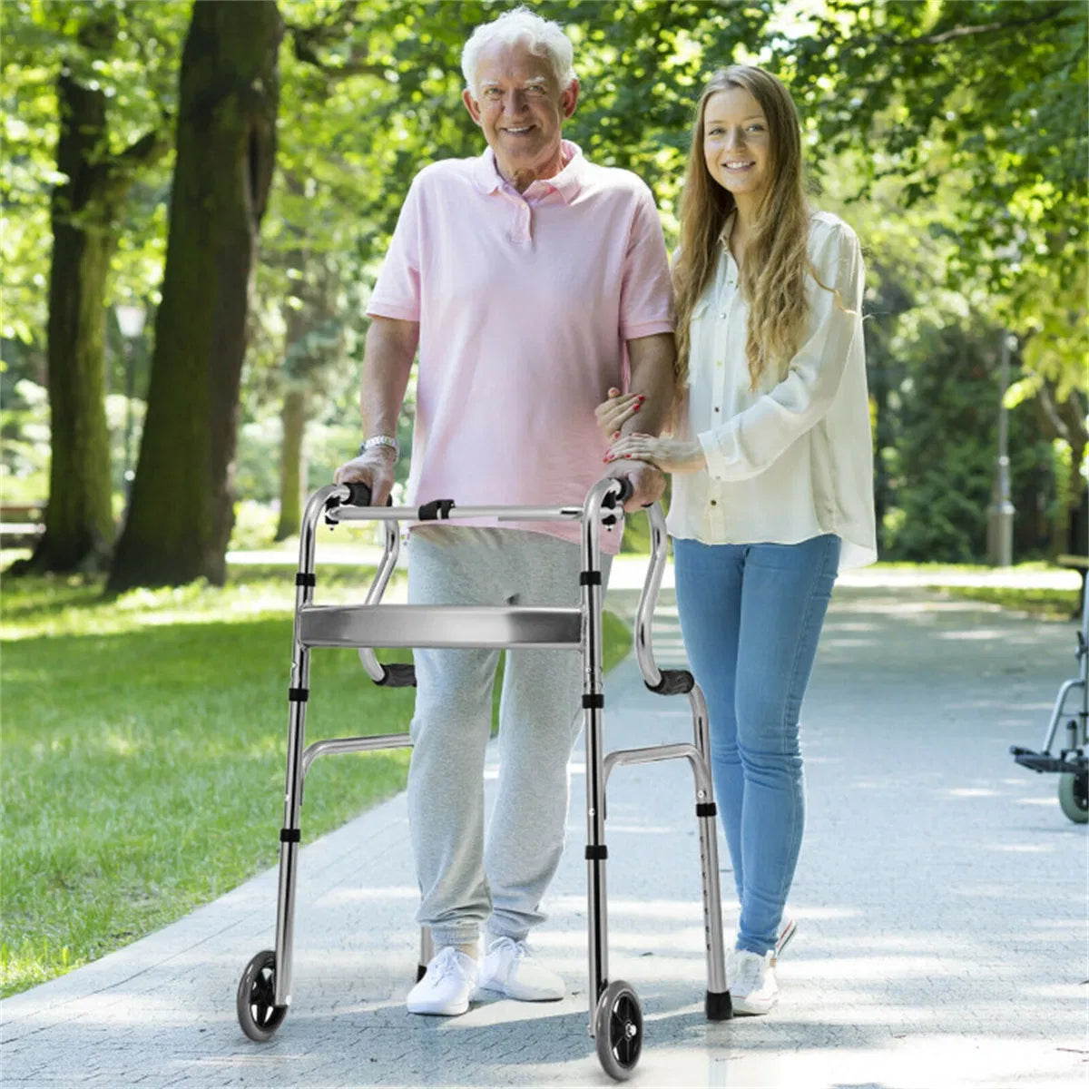 Grey Walking Aid Foldable - view 4