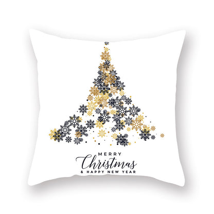 Home Golden Christmas Pillow Cover - view 4