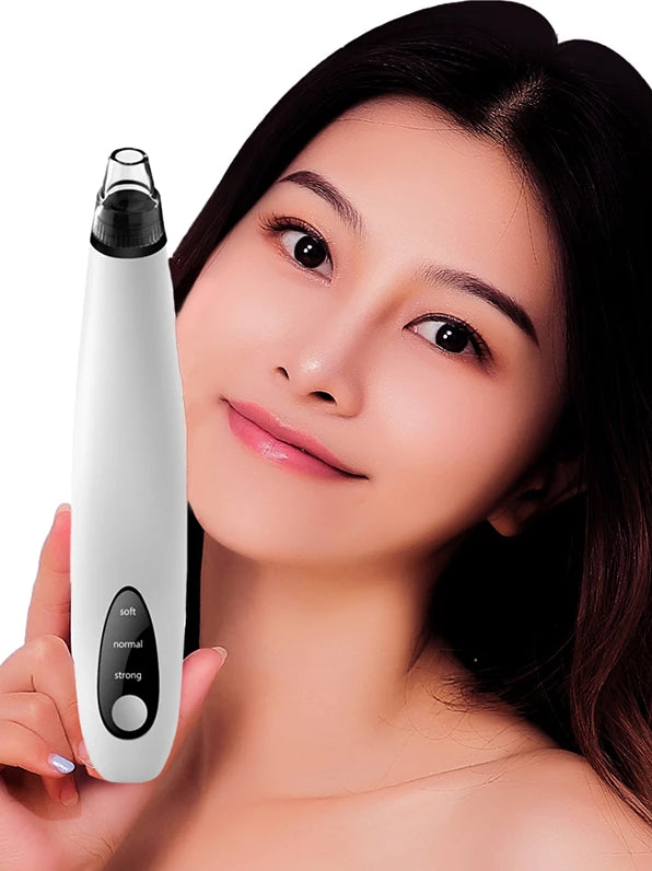 Electric Blackhead Remover Cleaner Face Diamond Pore Vacuum Suction White Heads - view 2