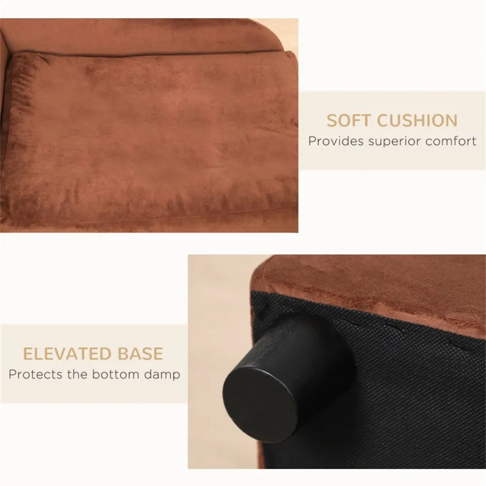 Dog Bed / Rattan Pet Sofa - view 6