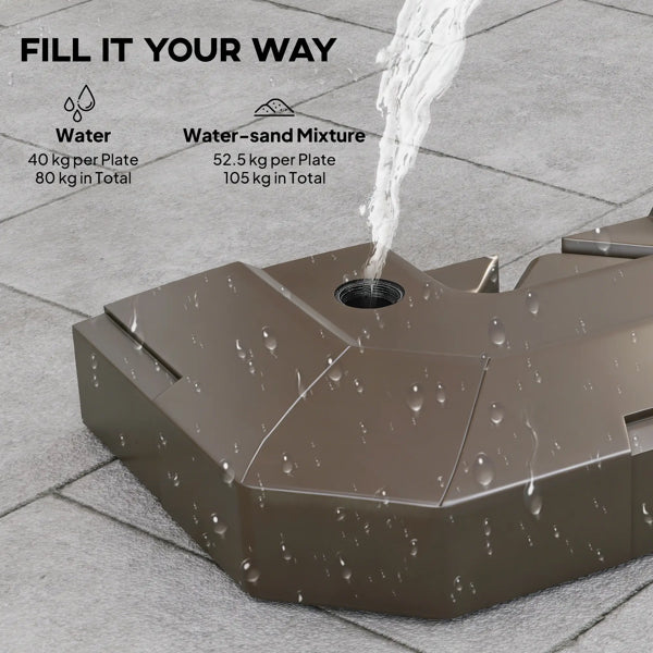 2 Pcs Outdoor Umbrella Base - view 5