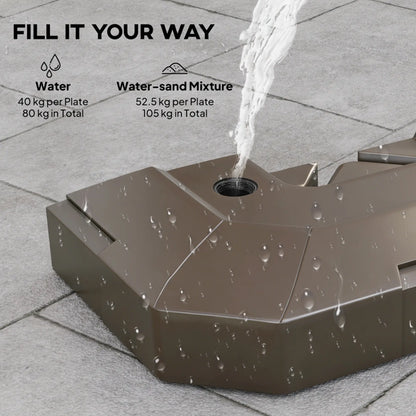 2 Pcs Outdoor Umbrella Base - view 5