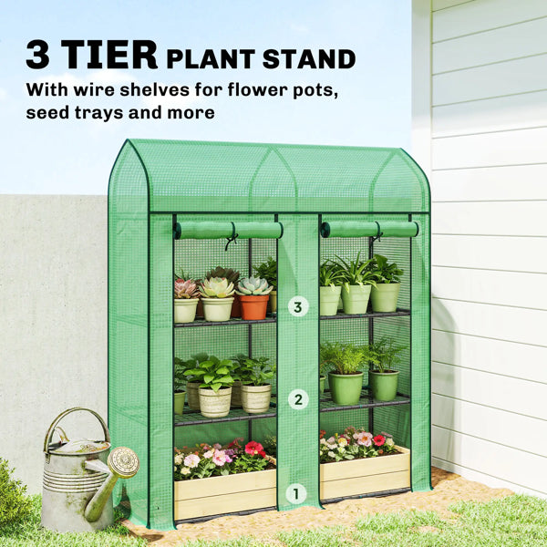 Garden Bed With Mini Greenhouse - view 4