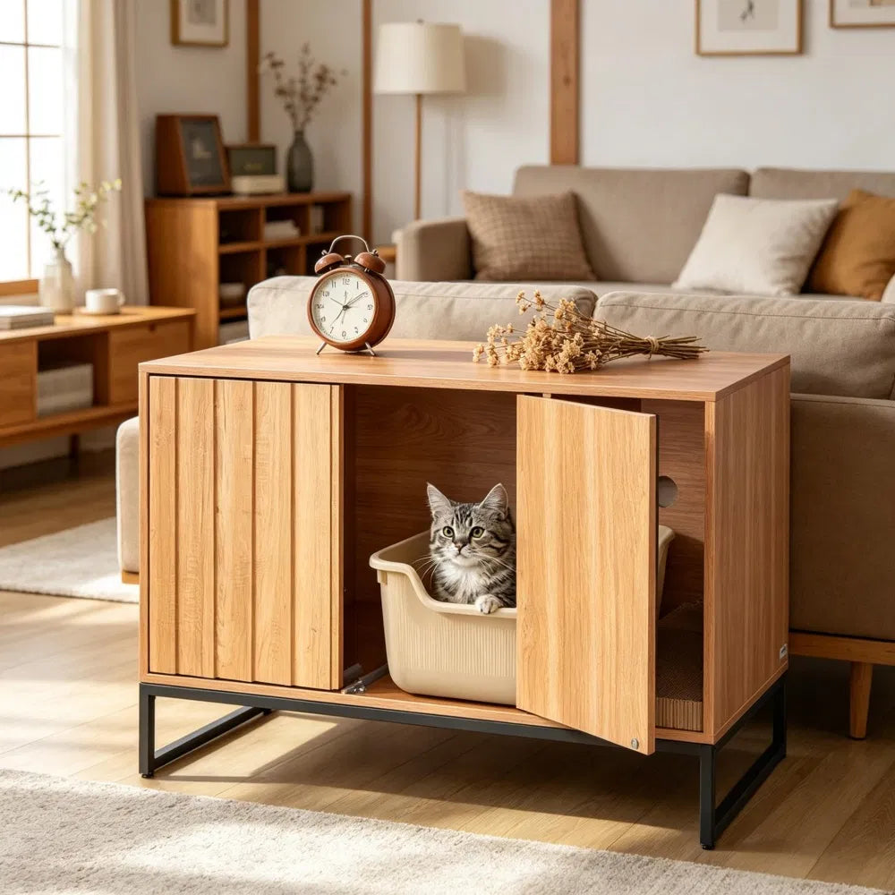 Wooden Cat Box Cabinet - view 5