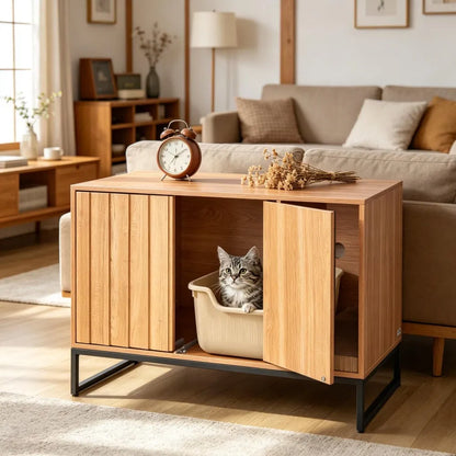 Wooden Cat Box Cabinet - view 5