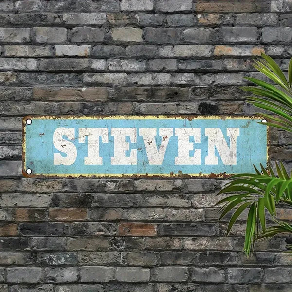 Vintage Aluminum Sign UV Printed Dustproof Waterproof Wall Art For Home Garage Cafe Bar Decor - view 2