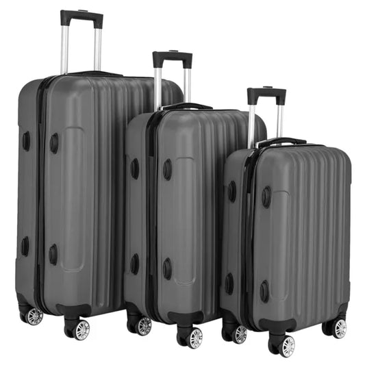 3-in-1 Multifunctional Large Capacity Traveling Storage Suitcase Luggage Set Dark Gray - view 2