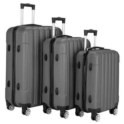 3-in-1 Multifunctional Large Capacity Traveling Storage Suitcase Luggage Set Dark Gray - view 2