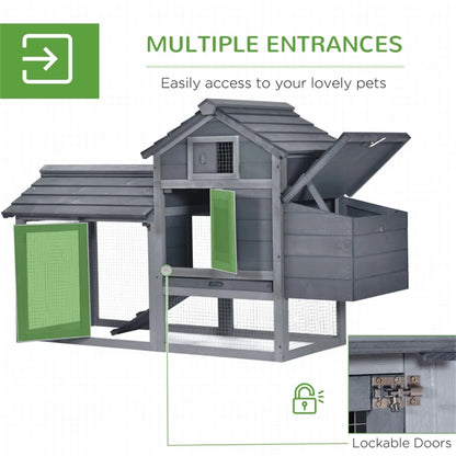 Wooden Chicken Coop - view 3