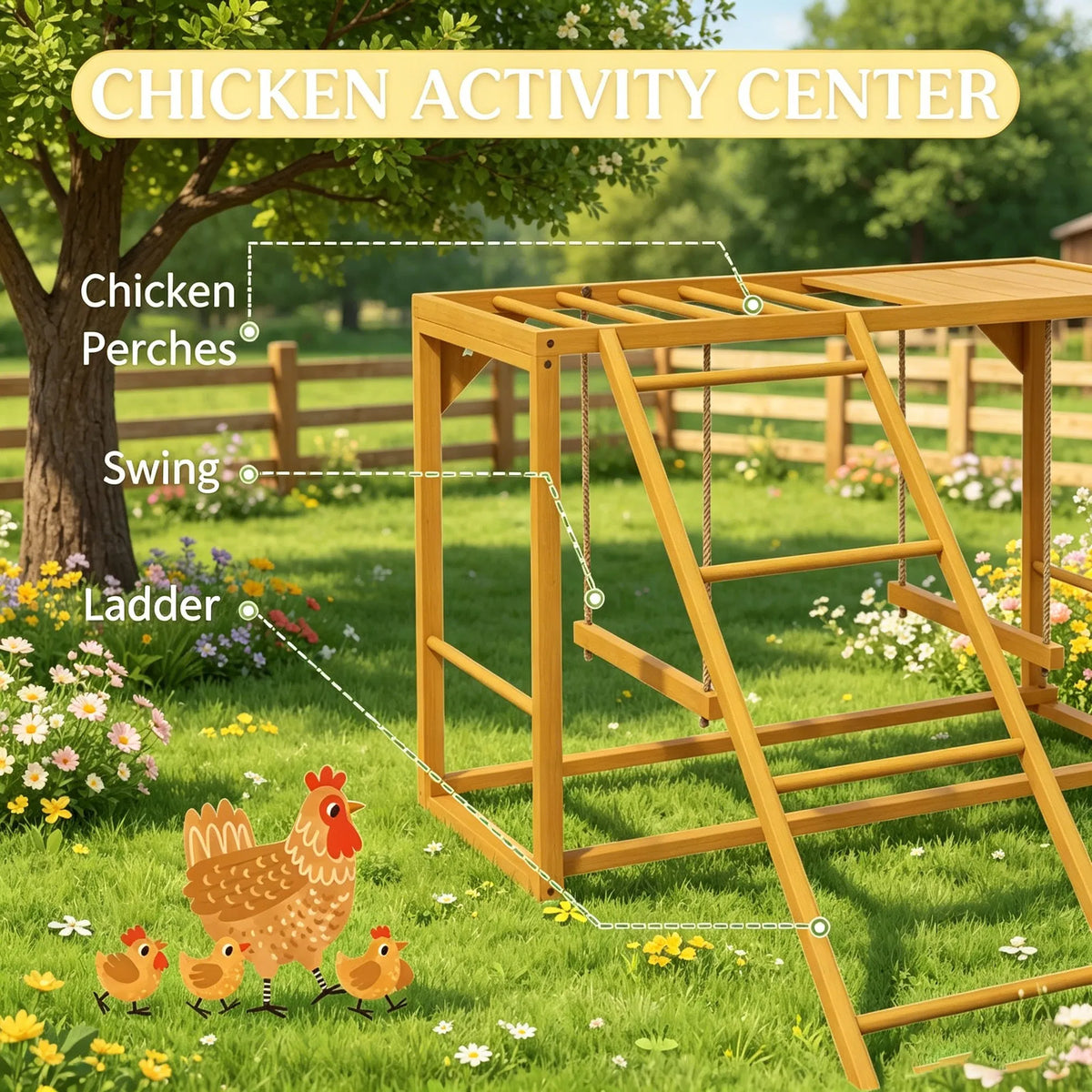 Chicken Activity Play / Chicken Coop Toy - view 6