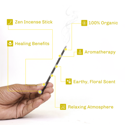 Tibetan Natural Zambala Incense Set Of 4 Hand - view 6