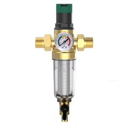 3/4 Inch Water Pressure Reducer With Gauge And Mesh Filter, For RV, Home - view 5
