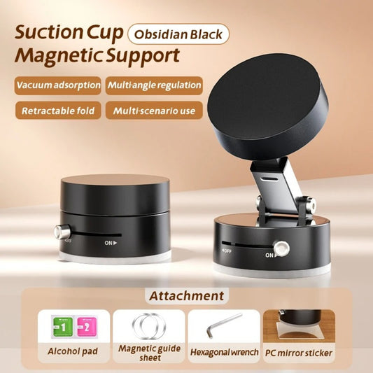 Ultra Magnetic Phone Holder Foldable Car Phone Mount Dashboard Phone Bracket 360 Degree Rotation Vacuum Suction Cup GPS