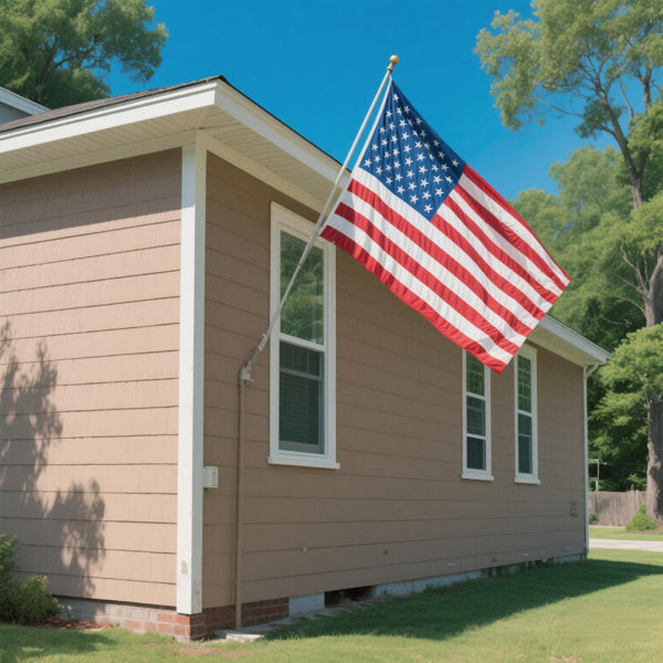 2pcs 2X3FT 60 x 90cm American Flag USA Flag Printed Nylon Flag National Flag W/Brass Grommets Courtyard Decoration - view 5