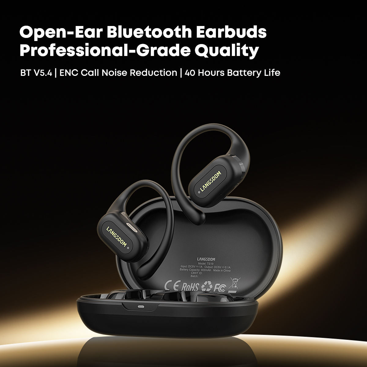 Best Quality Bone Conduction Headphones Mini TWS True Wireless Earphones Similar With Pro Air Earhook Sport Earphone - view 3