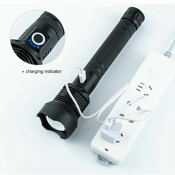 Super Hell 9500000Lumen Taktische Taschenlampe LED XHP90 Militär Wiederaufladbar - view 5