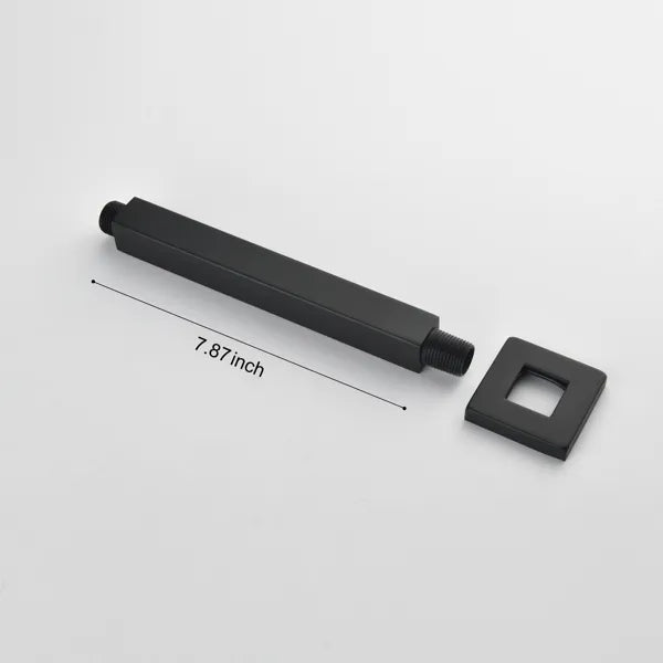 Shower Arm With Flange, 1/2 NPT Tapered Threads, Rain Shower Head Arm, Ceiling Mounted Shower Extension Arm - view 3