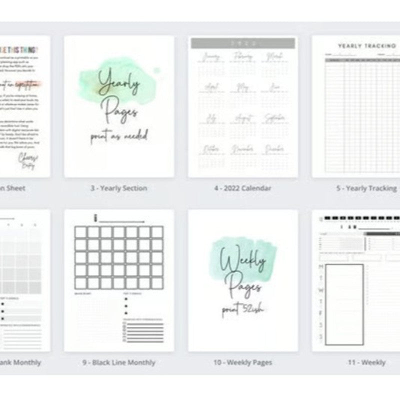 Creative Color LIFE PLANNER Planning Notebook - view 6