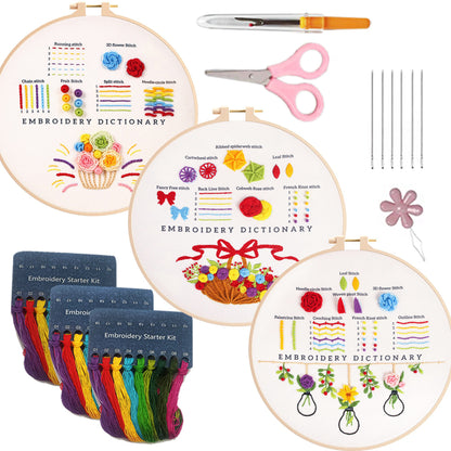 English Novice Handmade Sewing Kit Lu Embroidery Cross Practice Bag - view 6