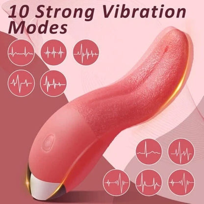 Tongue Clit Licking Vibrator-G-Spot Sucking Oral Massager Sex-Toys For Women Share - view 3