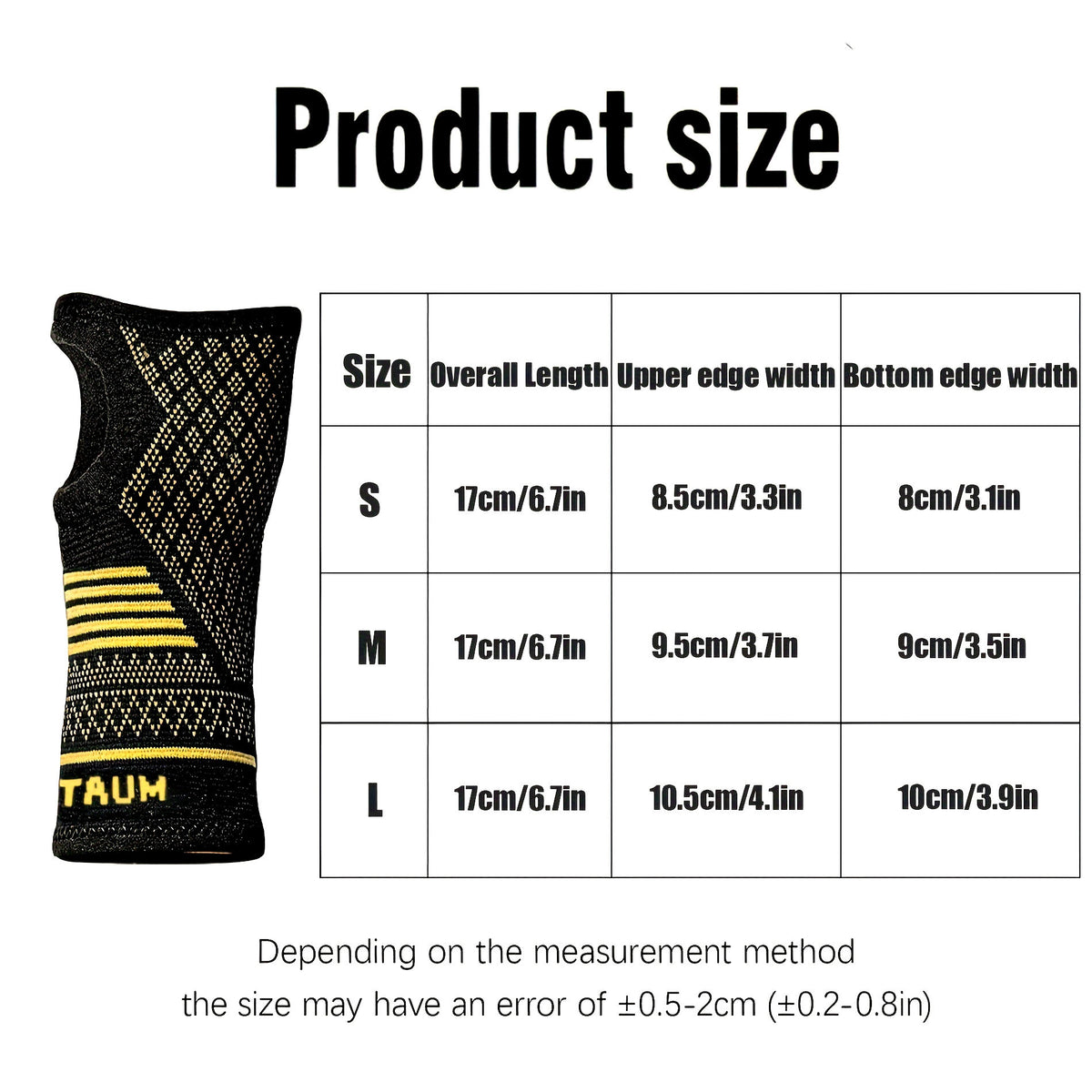 1 Pair Copper Wrist Compression Sleeves Support Brace Unisex For Sports Fitness Workouts Typing Breathable Hand - view 5