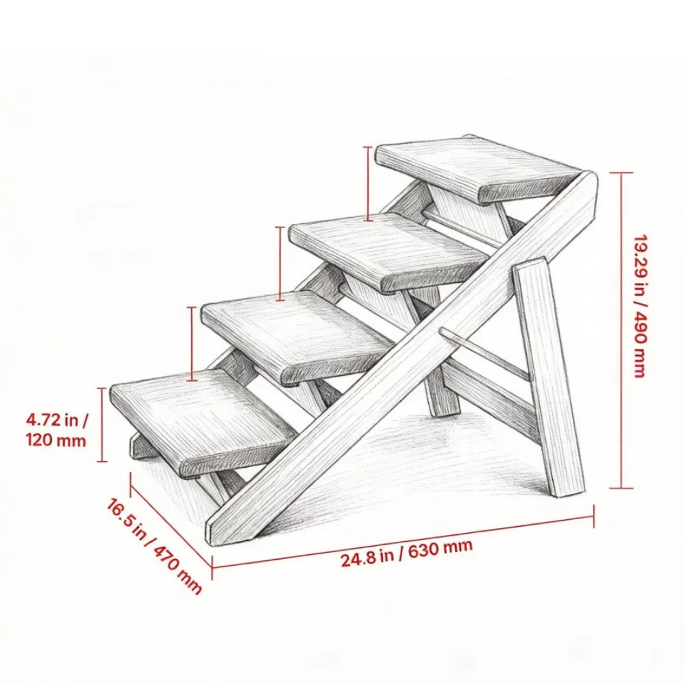 Pet Stairs with Non-Slip for Closet - view 4